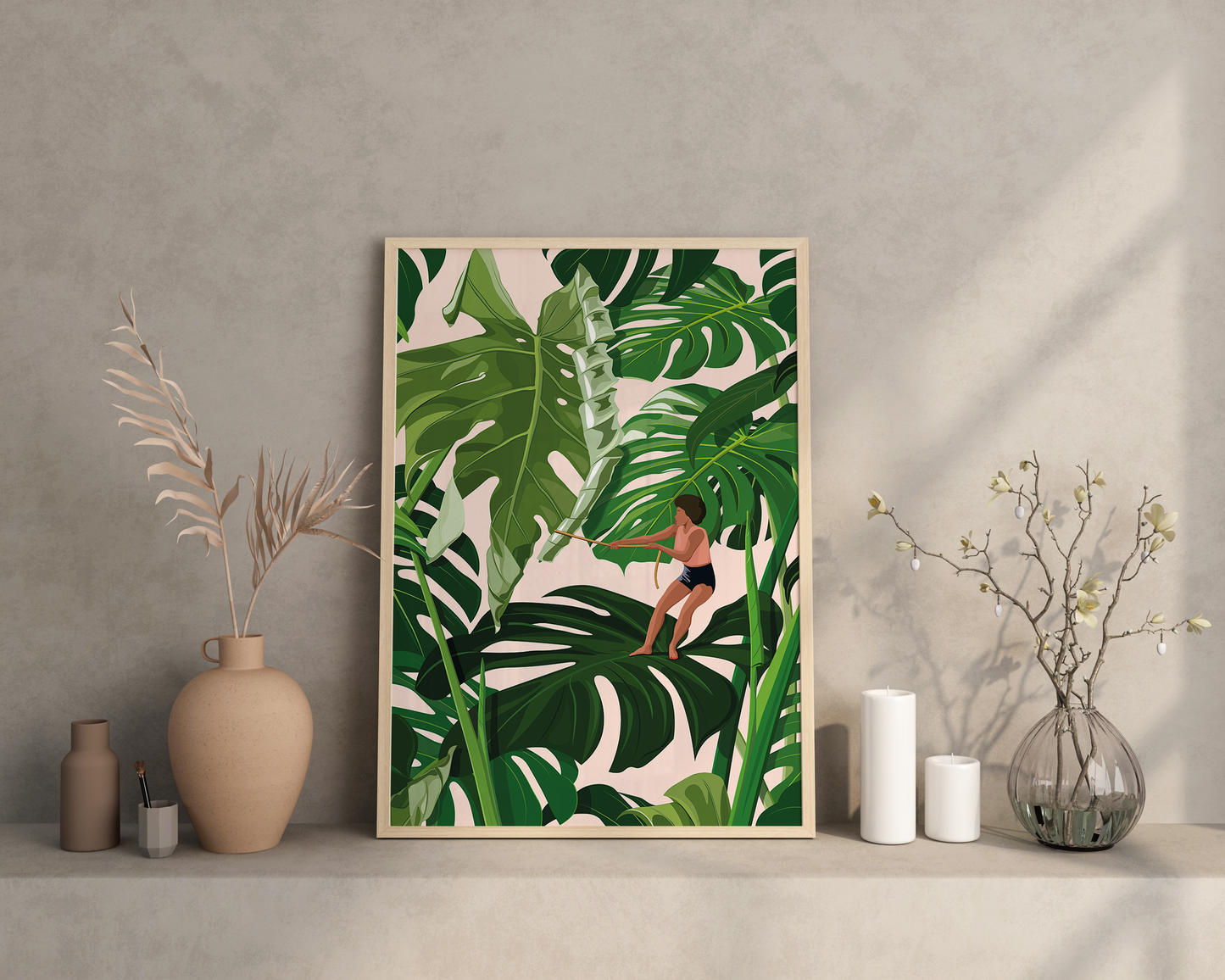 Affiche Monstera Jungle Paper