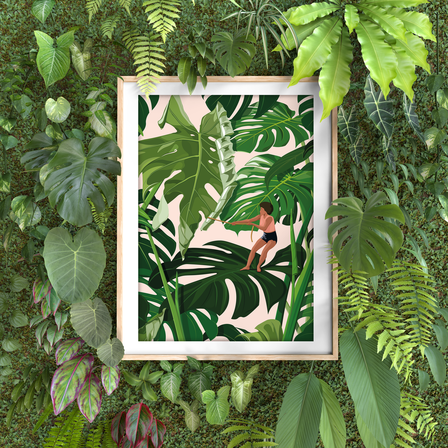 Affiche Monstera Jungle Paper