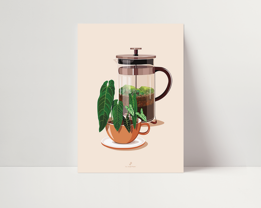 Poster café - Jungle Paper