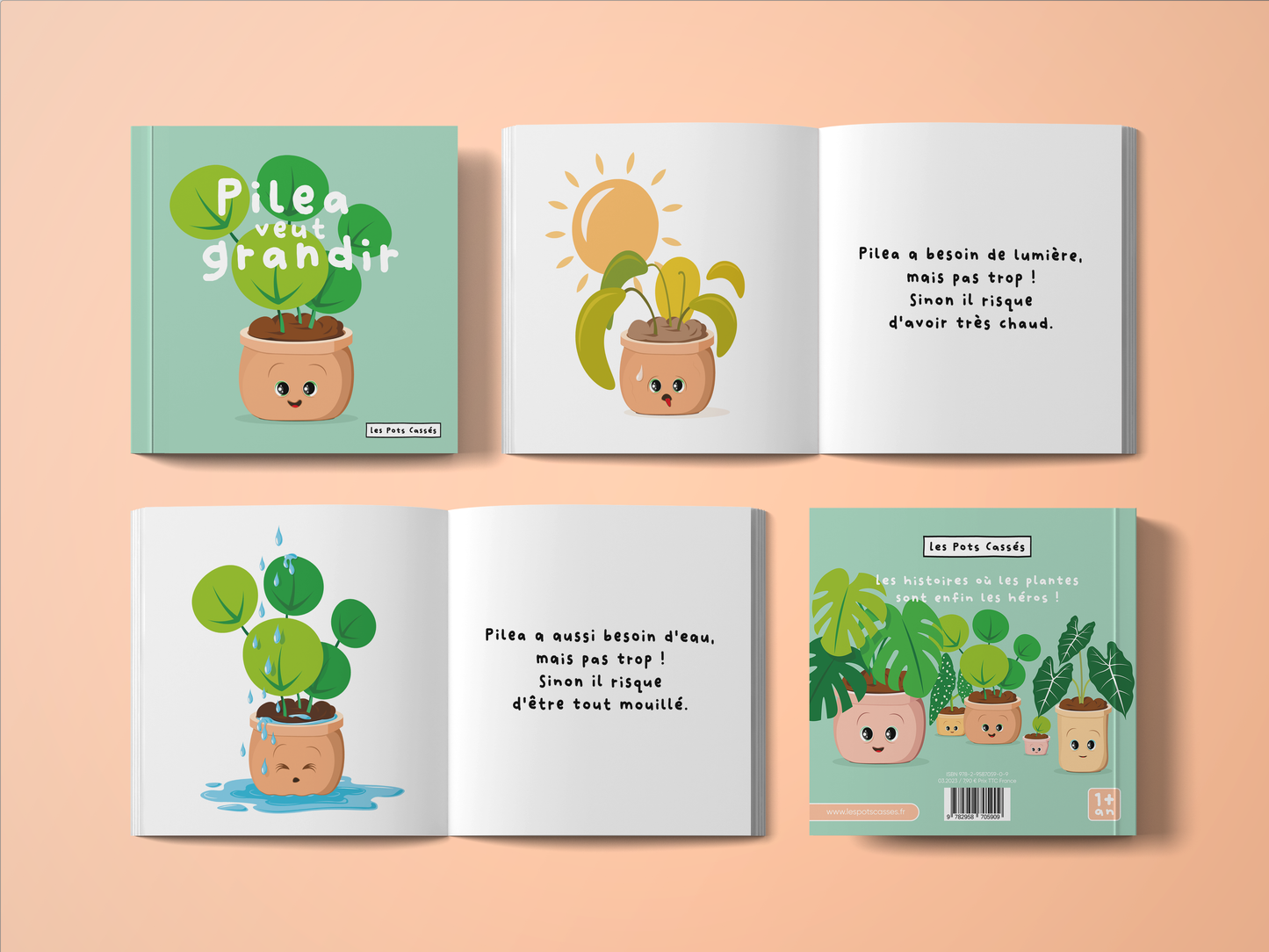 Pilea veut grandir, Jungle Paper, éditions Les Pots Cassés.