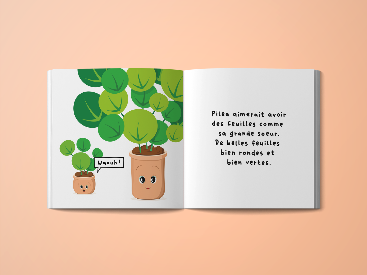 Pilea veut grandir, Jungle Paper, éditions Les Pots Cassés.