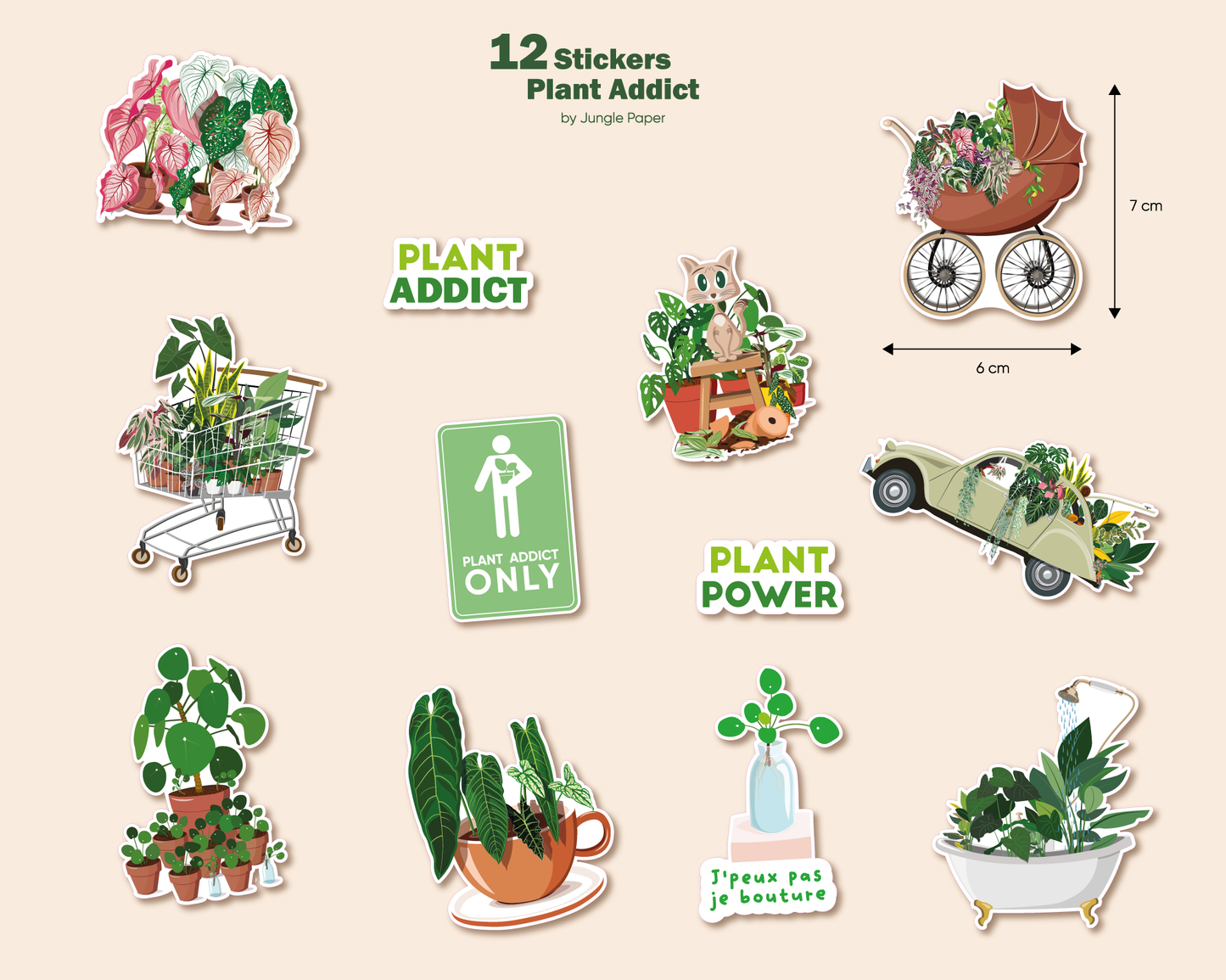 Autocollants plantes
