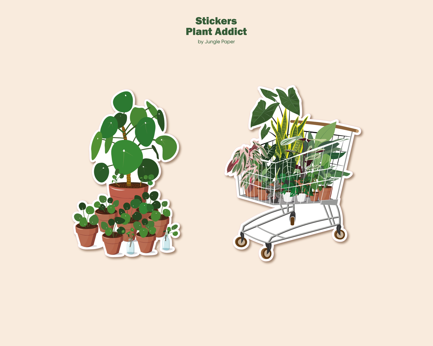 Autocollants plantes