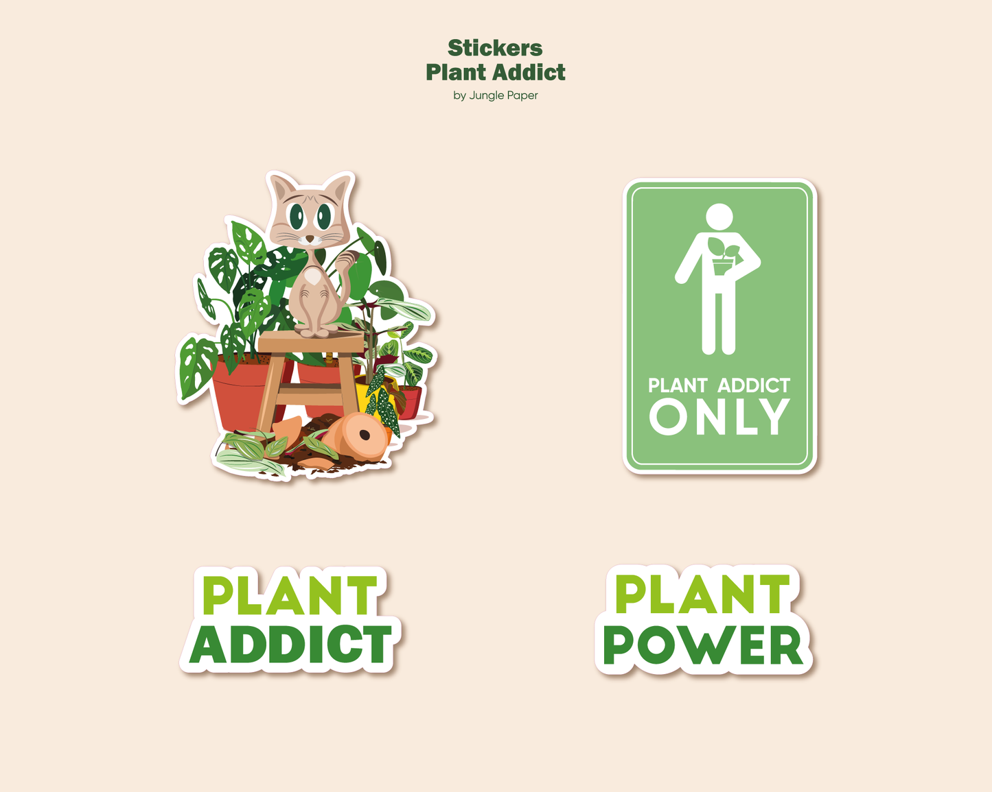 Autocollants plantes