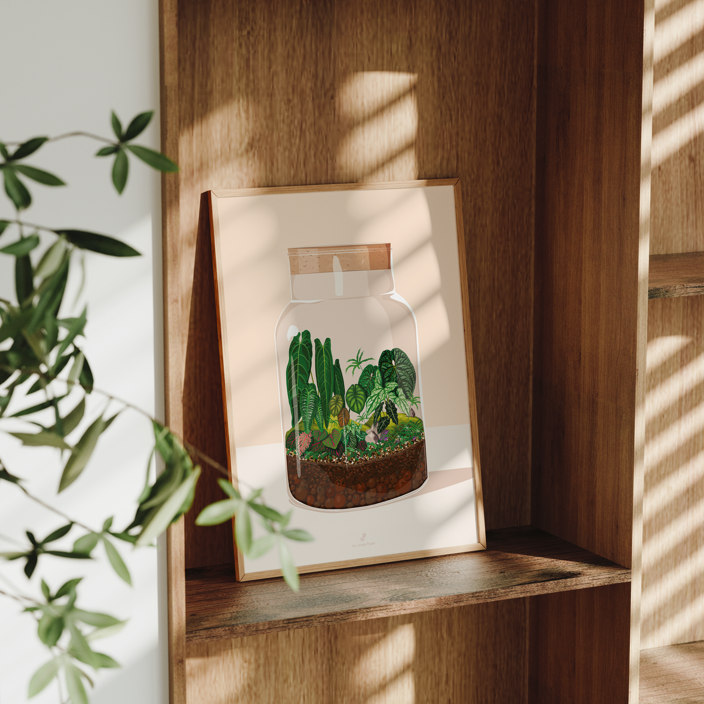 Terrarium plantes Jungle Paper