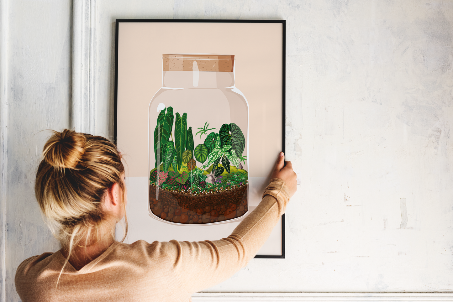 Terrarium plantes Jungle Paper