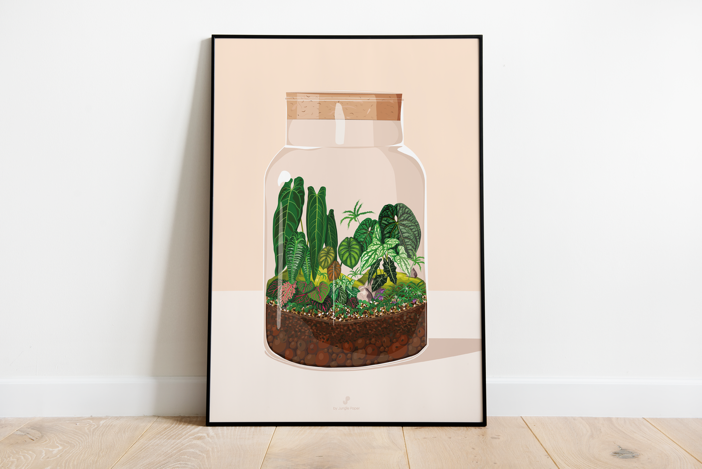 Terrarium plantes Jungle Paper