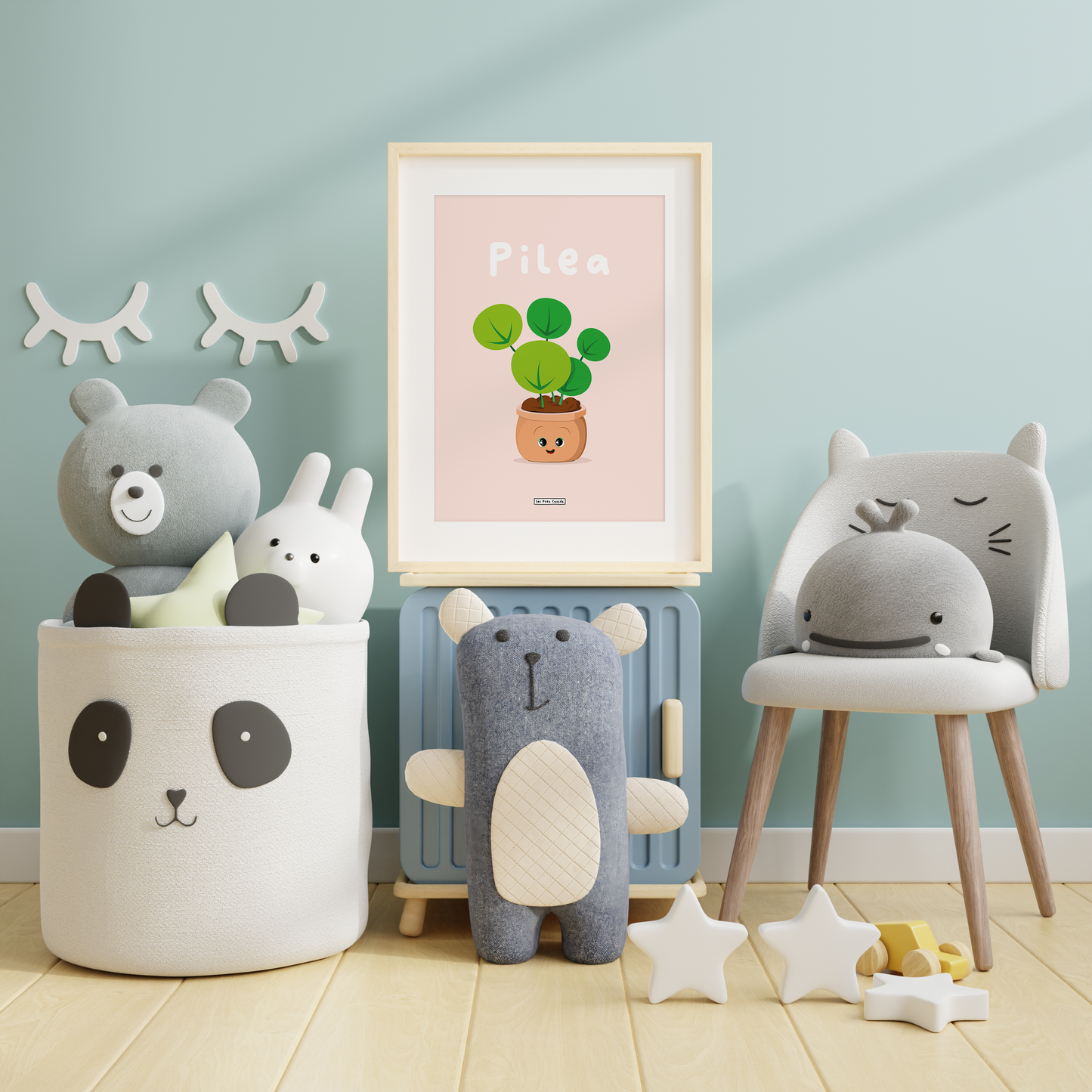 affiche enfant pilea Jungle Paper