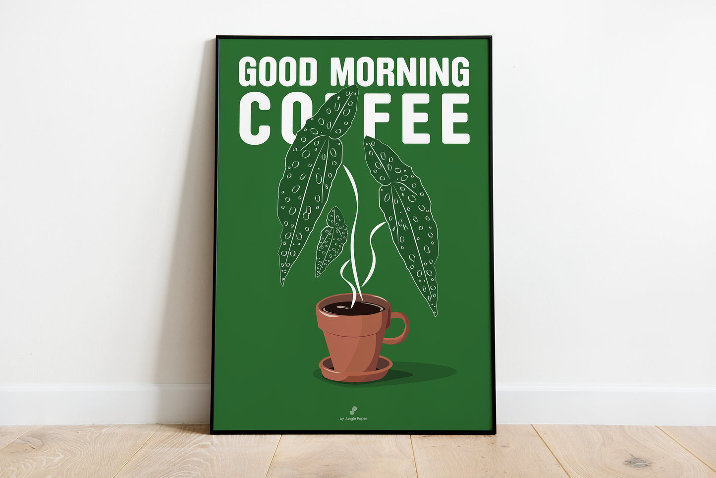 Affiche Café plante Jungle Paper