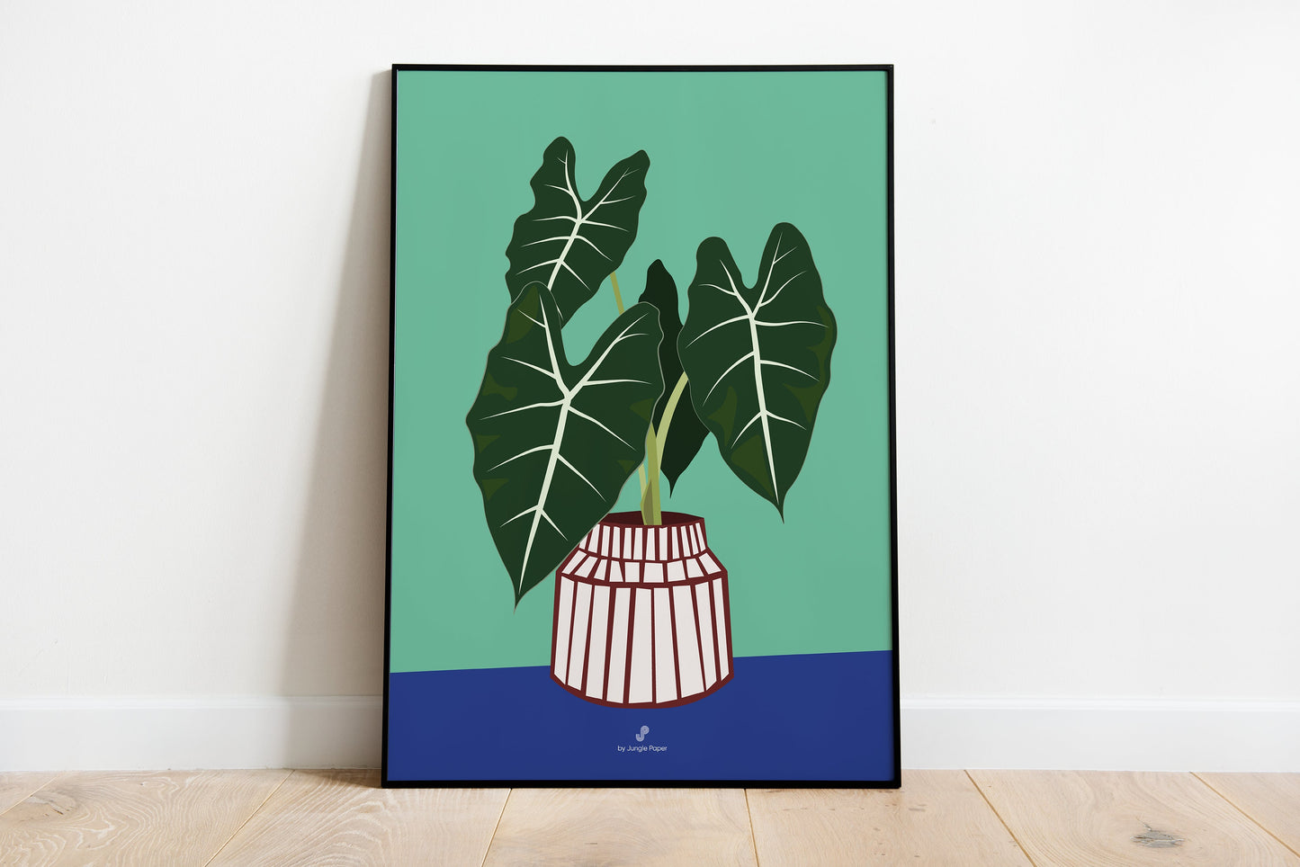 Affiche plante Alocasia Frydek Jungle Paper
