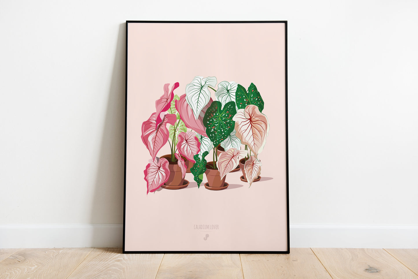 affiche caladium jungle paper