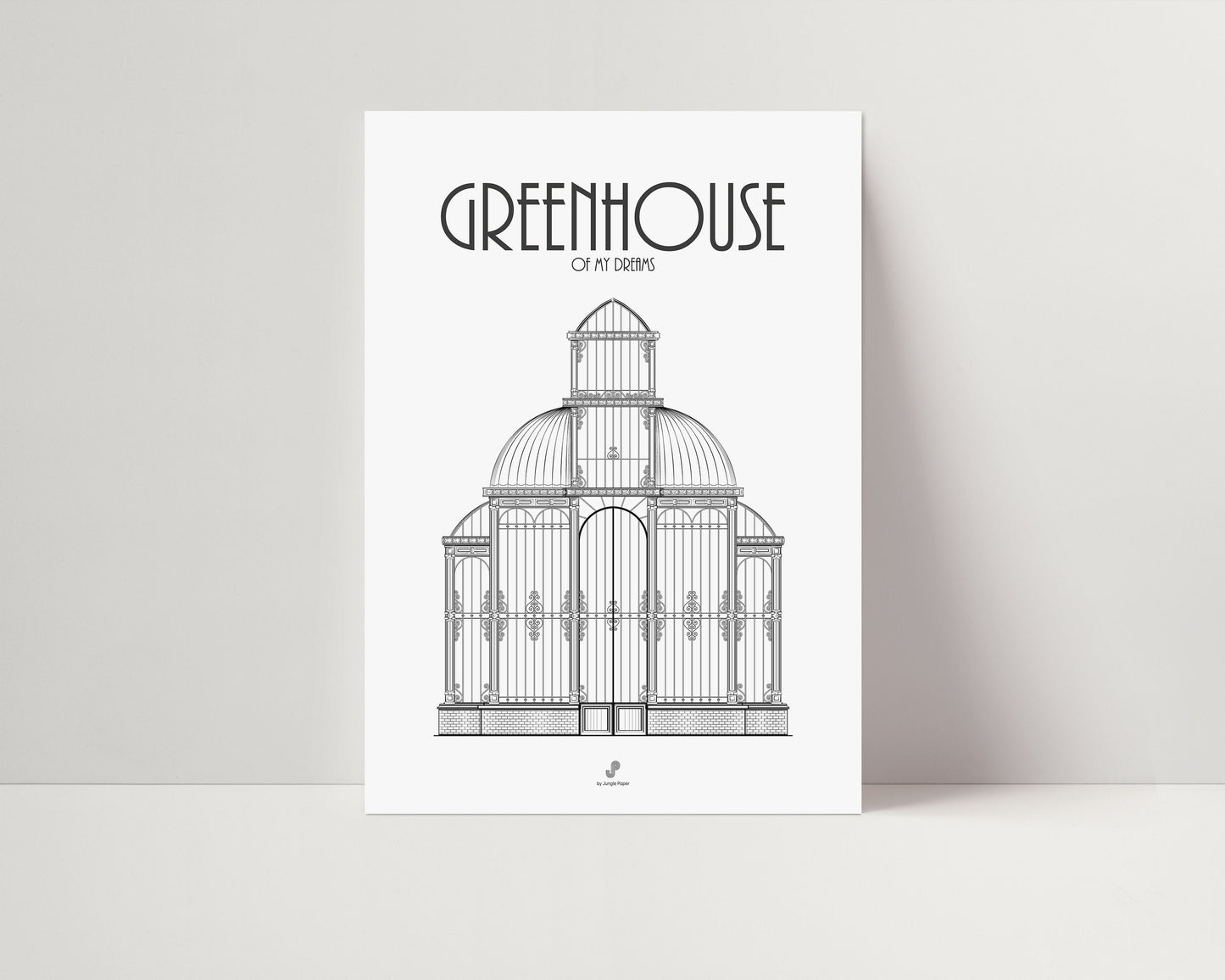 Affiche Greenhouse Jungle Paper