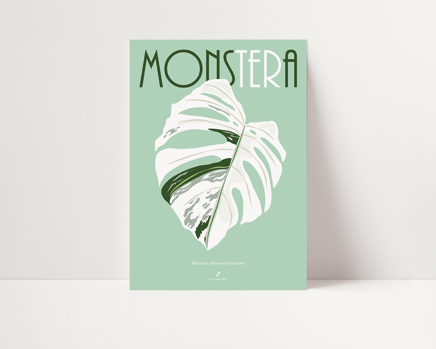 Affiche Monstera Deliciosa Variegata Jungle Paper