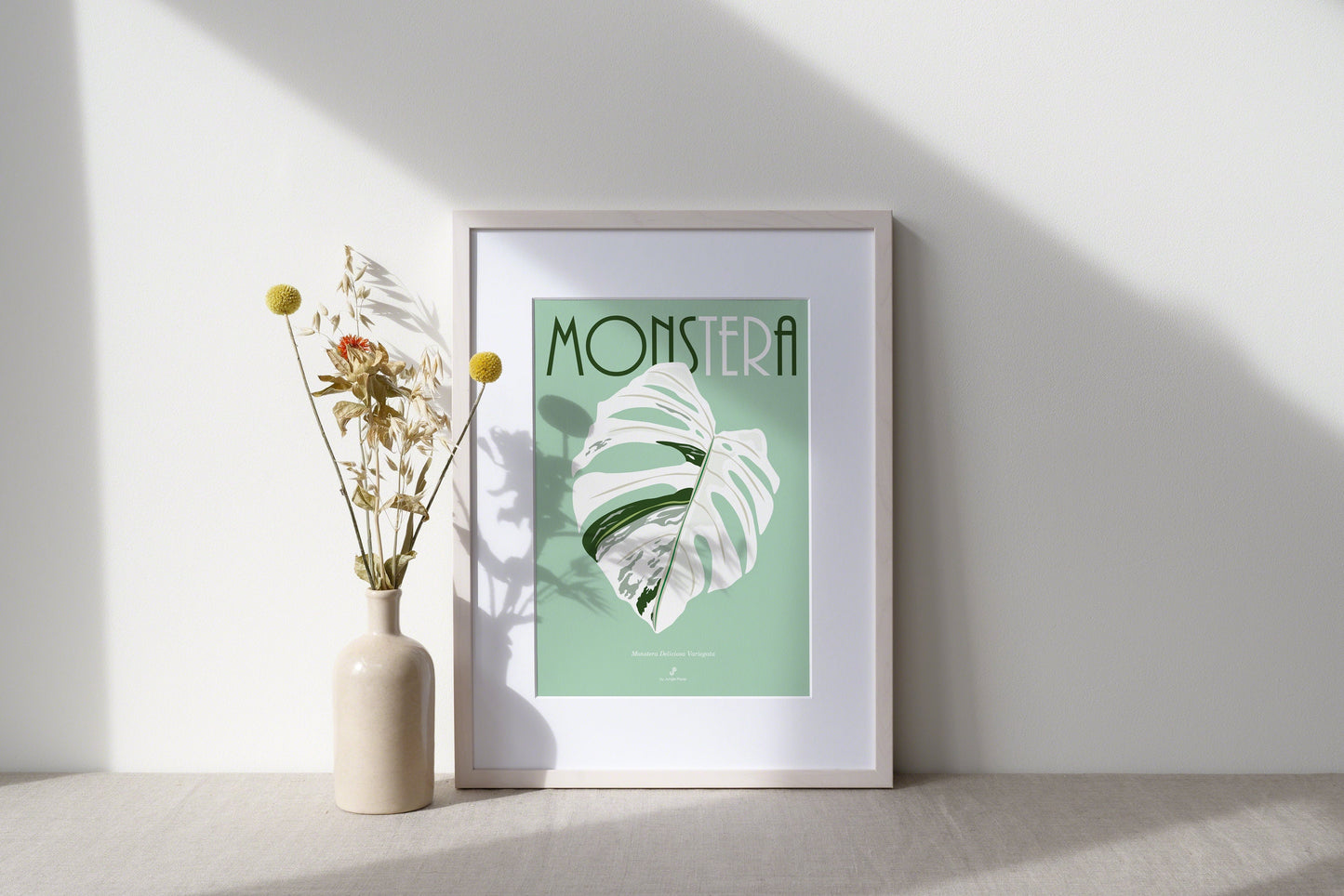 Affiche Monstera Deliciosa Variegata Jungle Paper