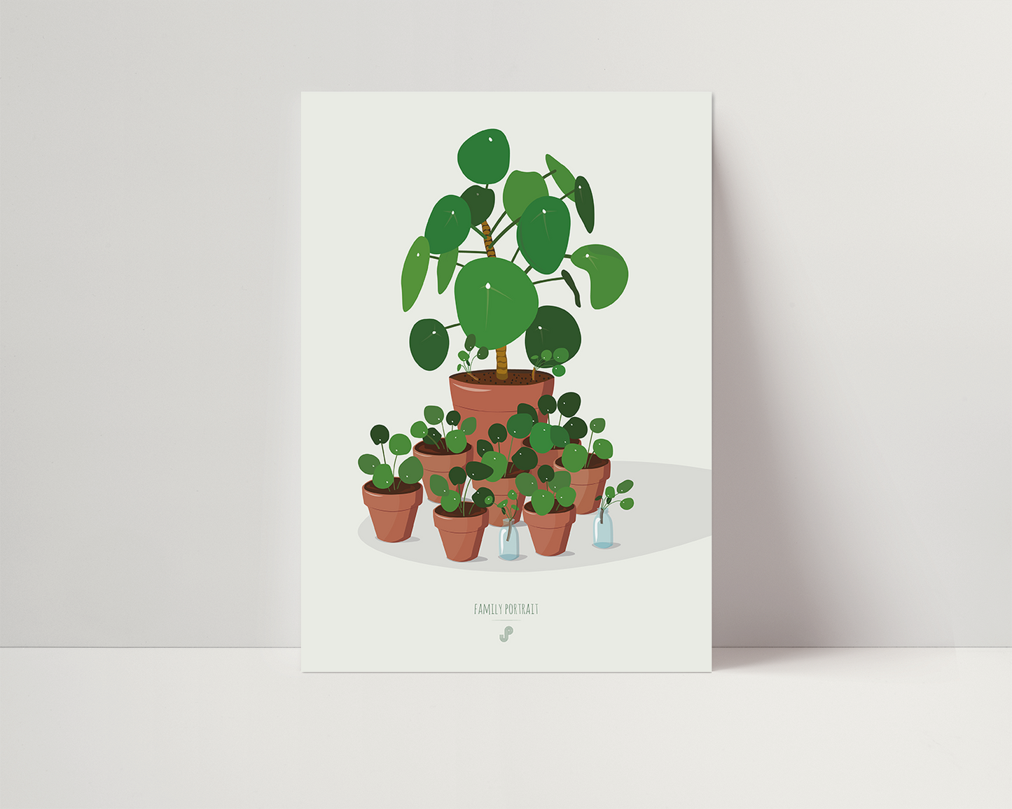 Affiche Pilea Peperomioides Jungle Paper
