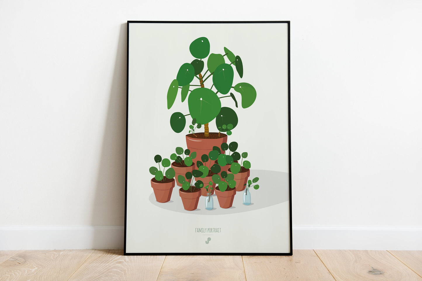 Affiche Pilea Peperomioides Jungle Paper