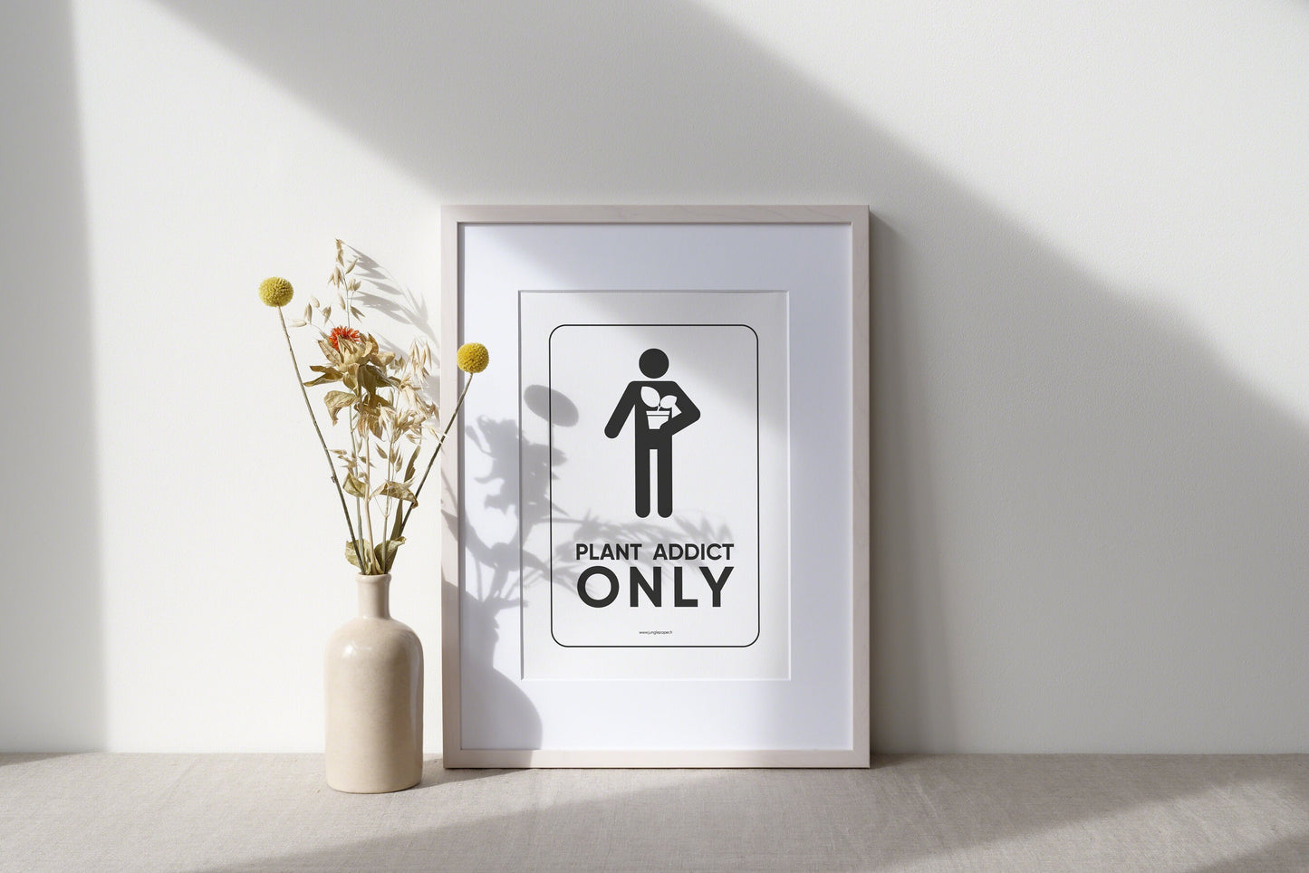 Affiche Plant addict only Jungle Paper