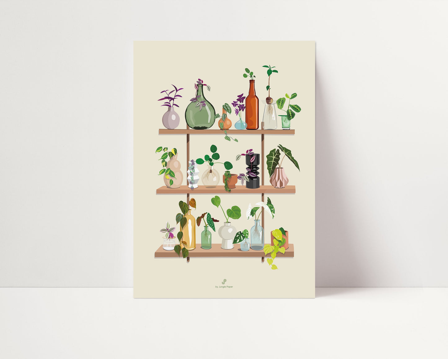 Affiche propagation plantes jungle paper