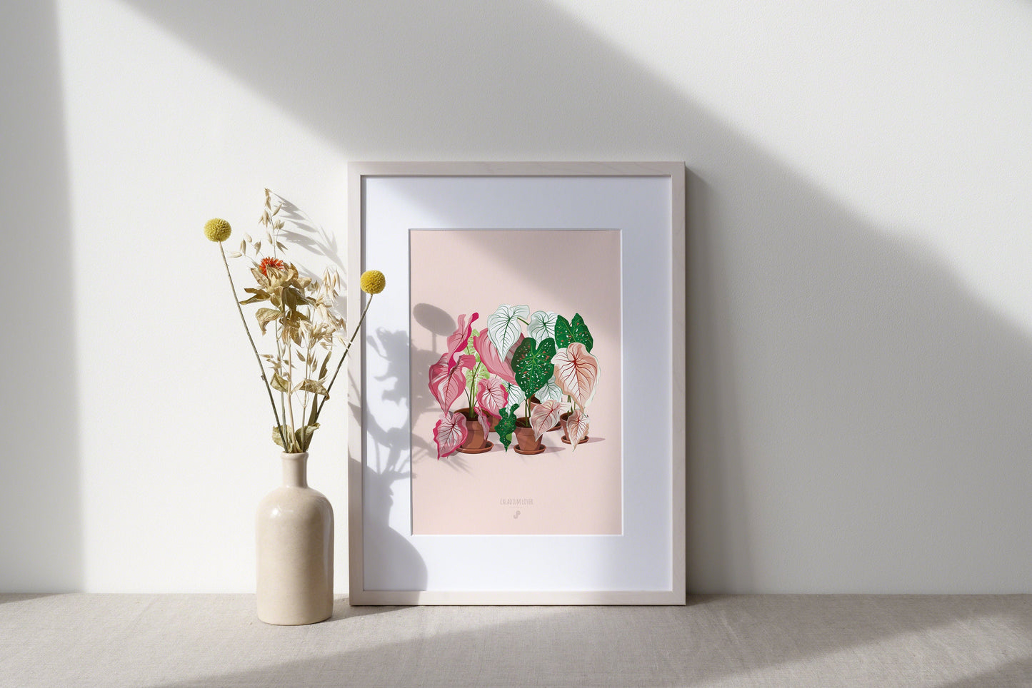 affiche caladium jungle paper