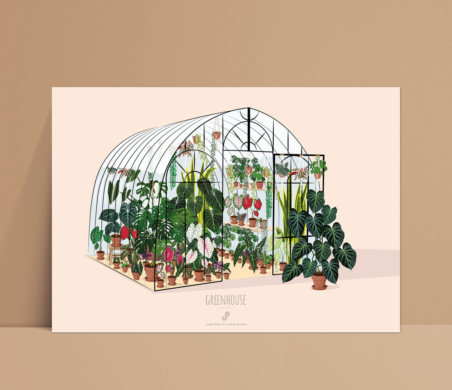 Affiche Serre de plantes Jungle Paper