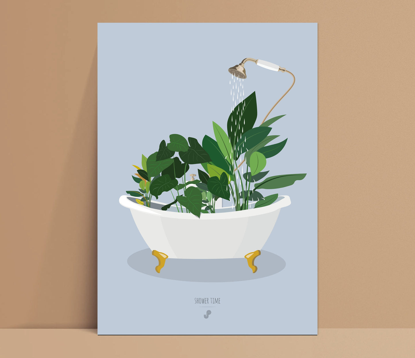 Affiche Shower time Jungle Paper