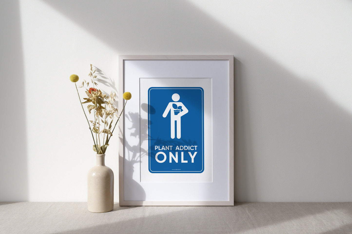 Affiche Plant addict only Jungle Paper