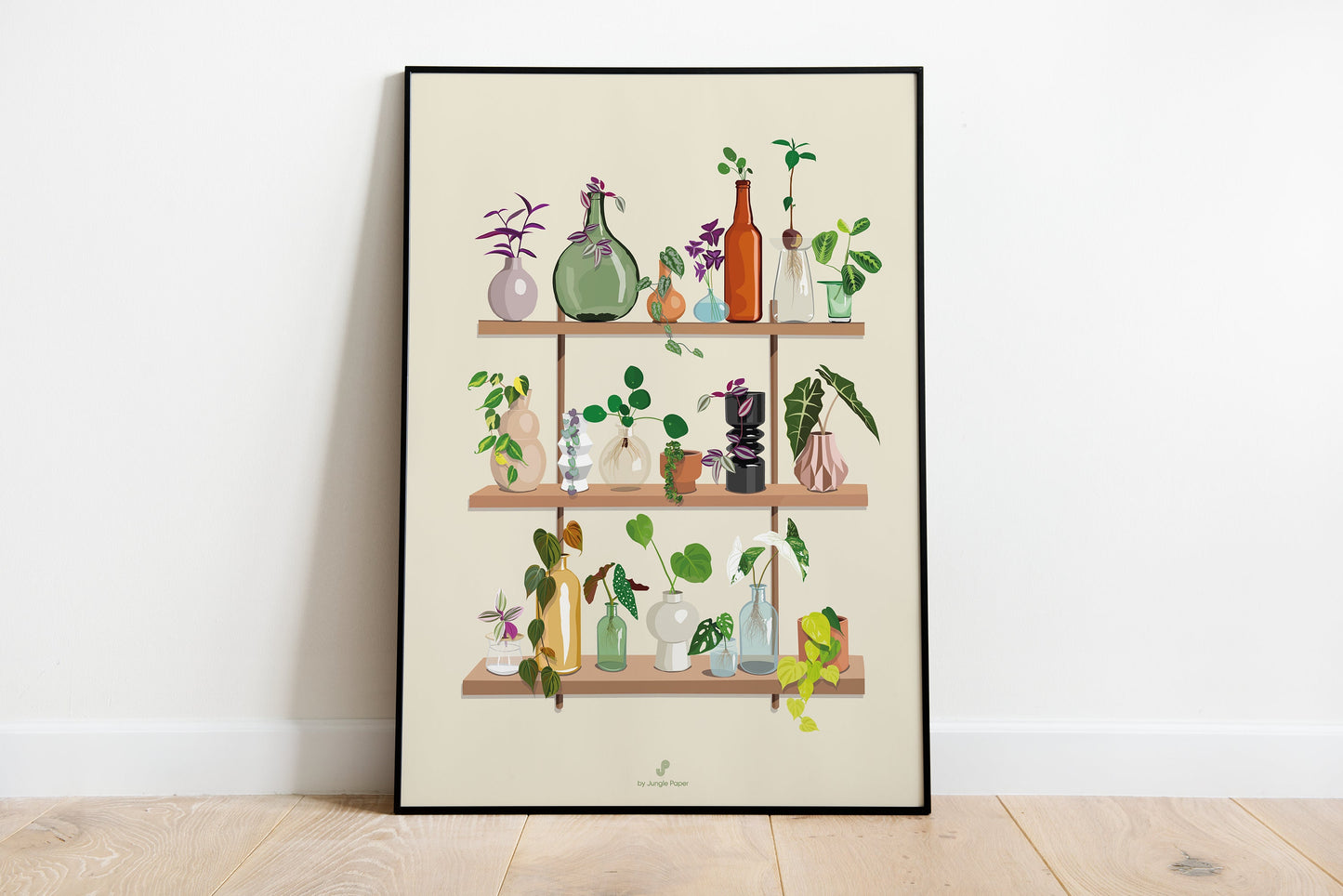 Affiche propagation plantes jungle paper