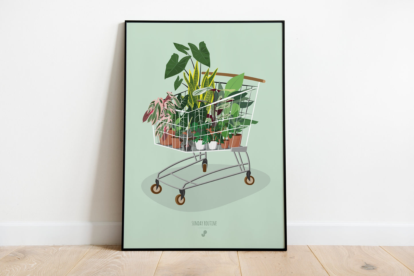 Affiche Sunday routine Jungle Paper