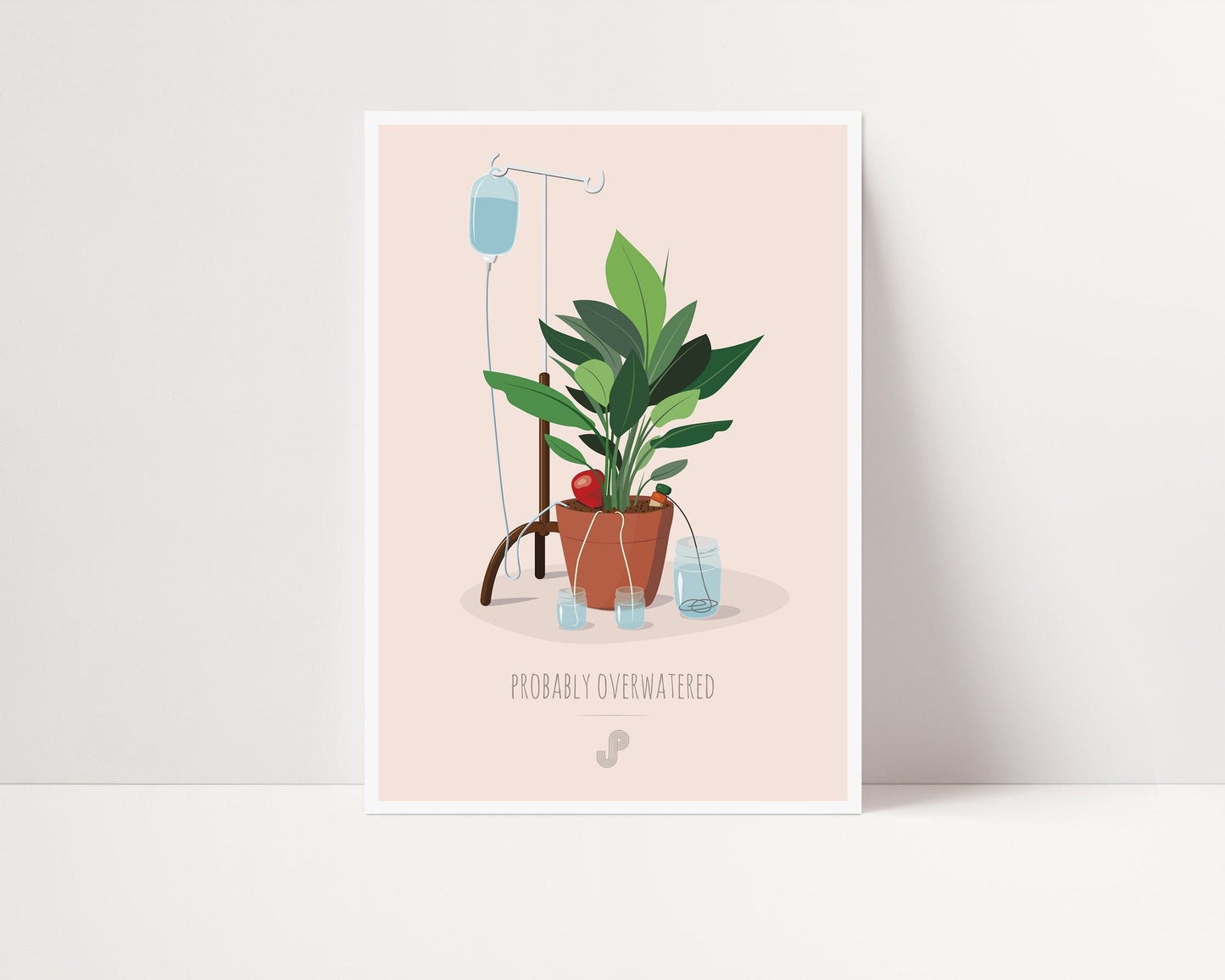 Affiche Overwatered plant Jungle Paper