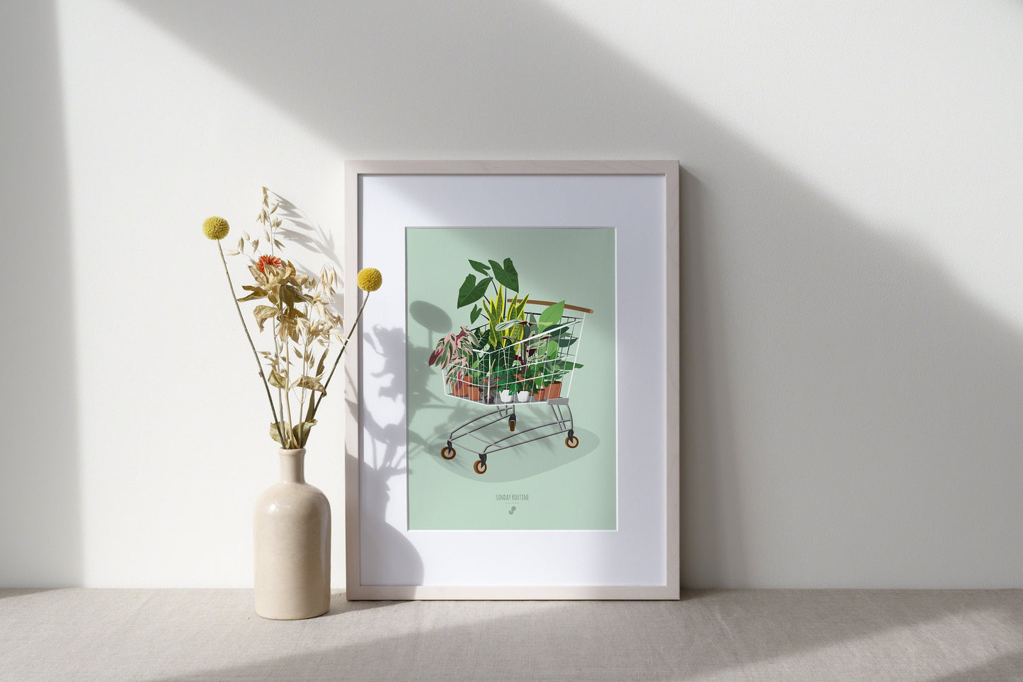 Affiche Sunday routine Jungle Paper