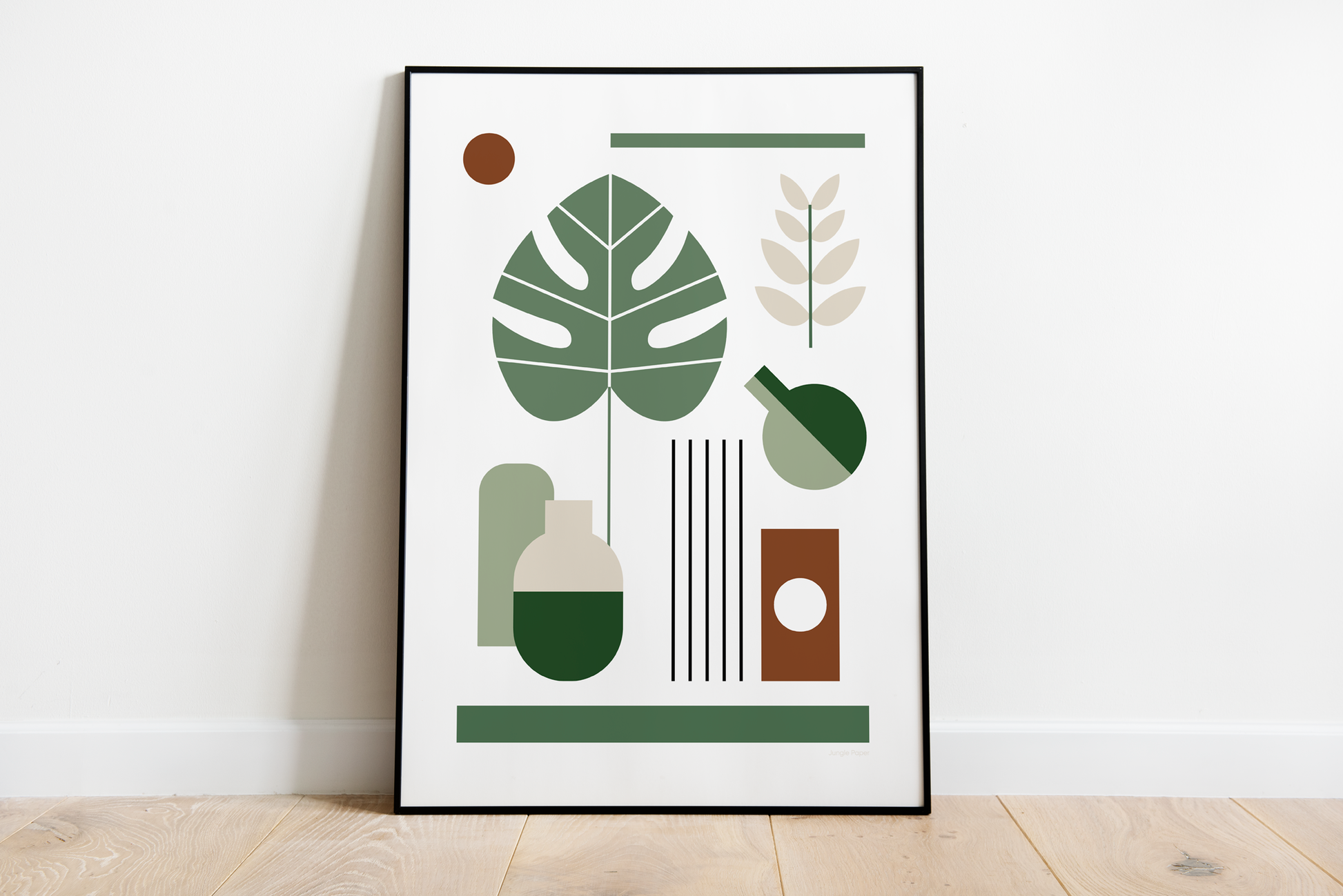 Affiche Bauhaus Plante