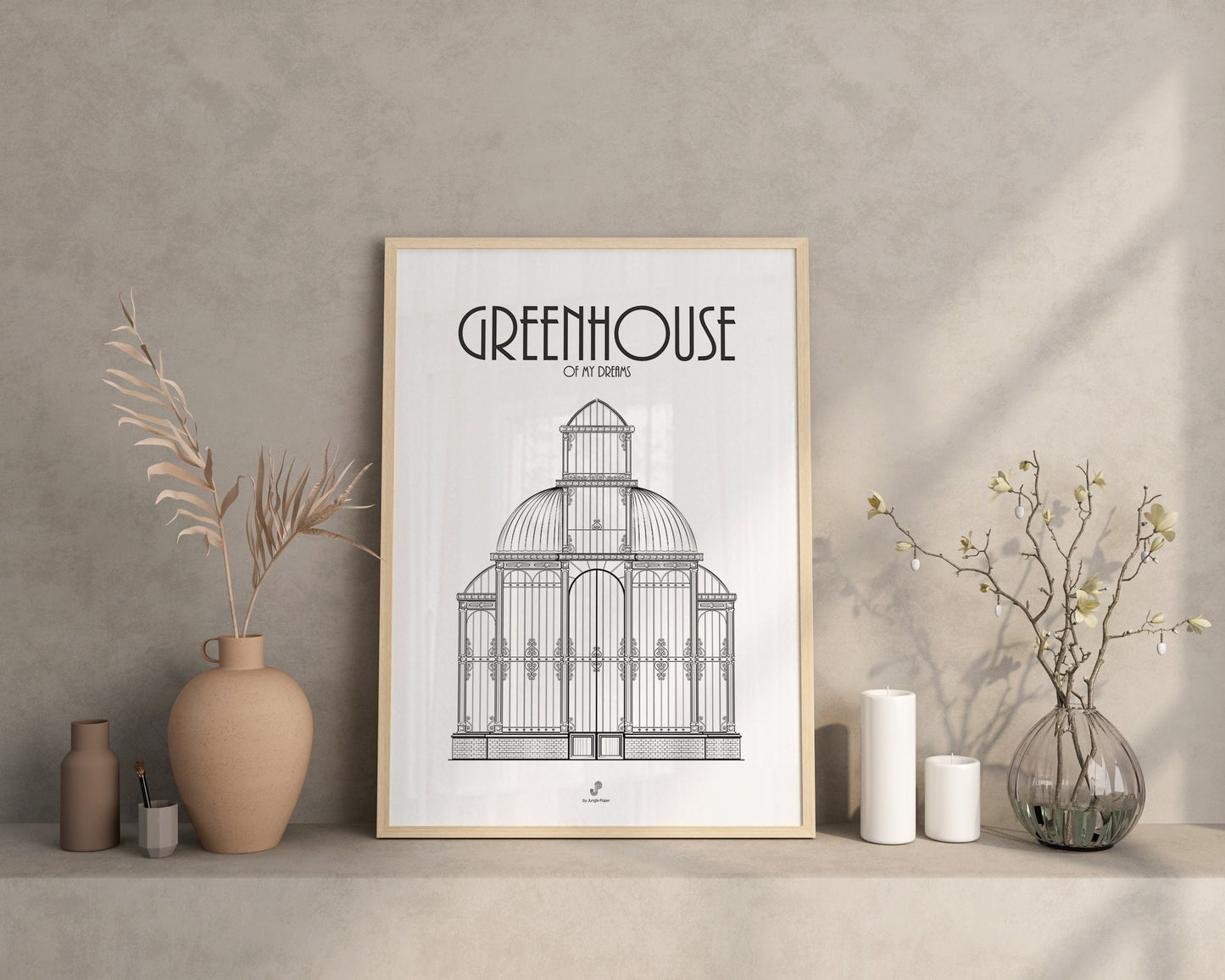 Affiche Greenhouse Jungle Paper