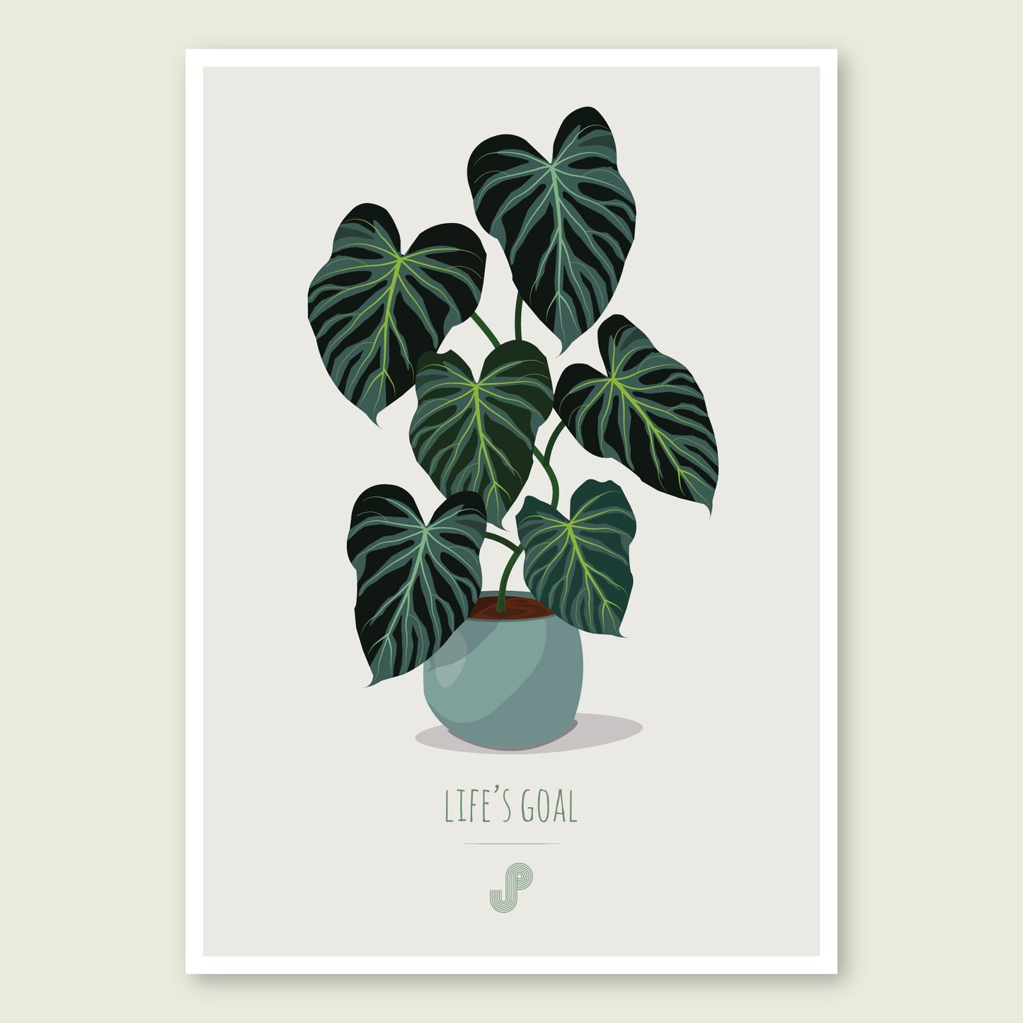Affiche Philodendron Verrucosum Jungle Paper