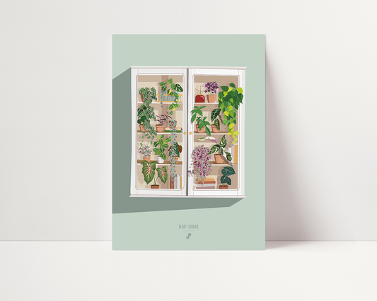 Affiche Plant corner Jungle Paper