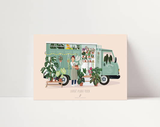 Affiche Plant Truck Jungle Paper