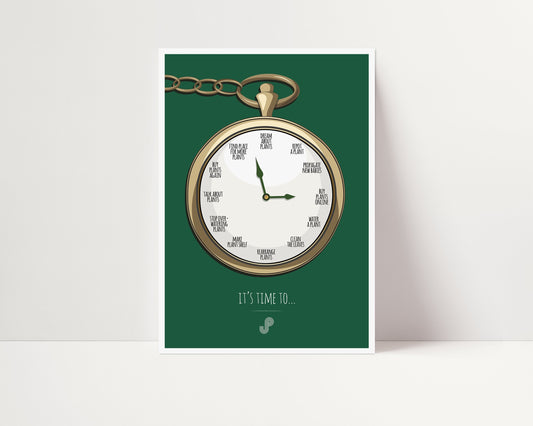 Affiche montre gousset Jungle Paper