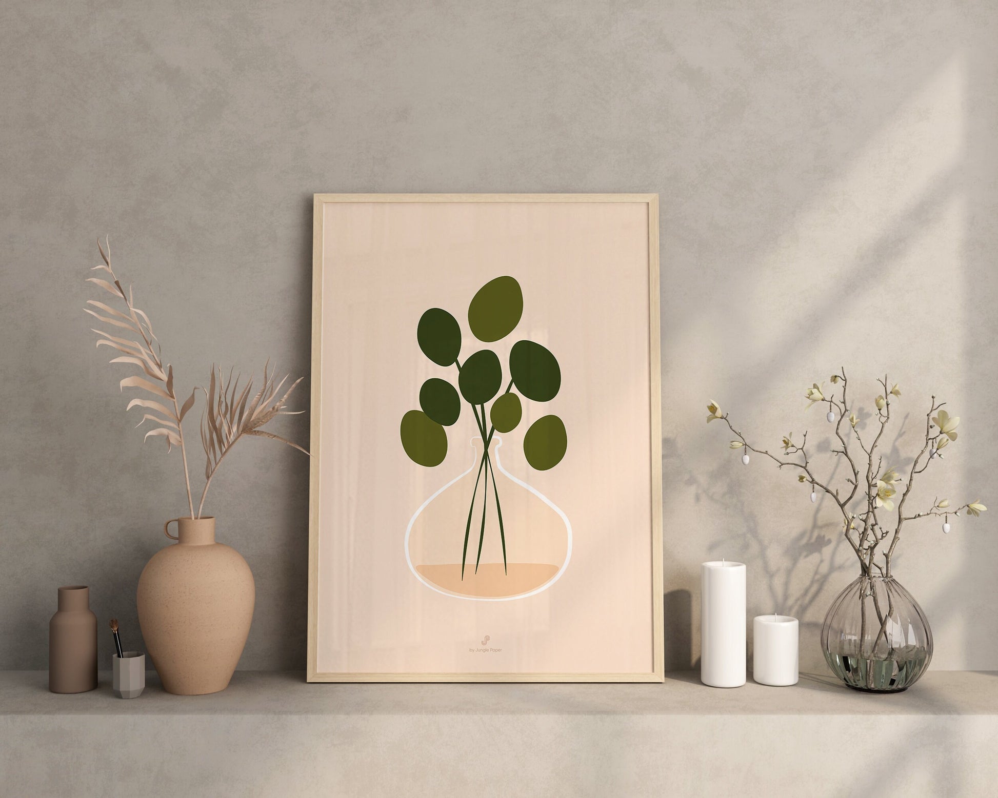 Affiche Pilea Bohême Jungle Paper