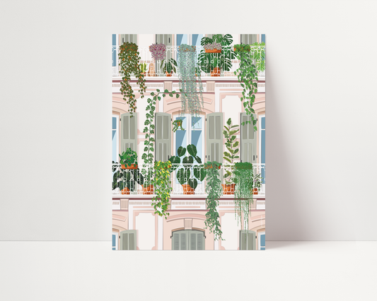 Affiche plant wall jungle paper