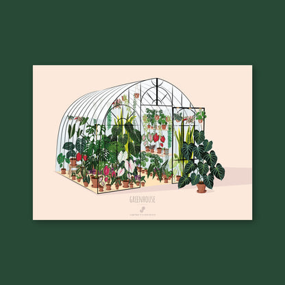 Affiche Serre de plantes Jungle Paper