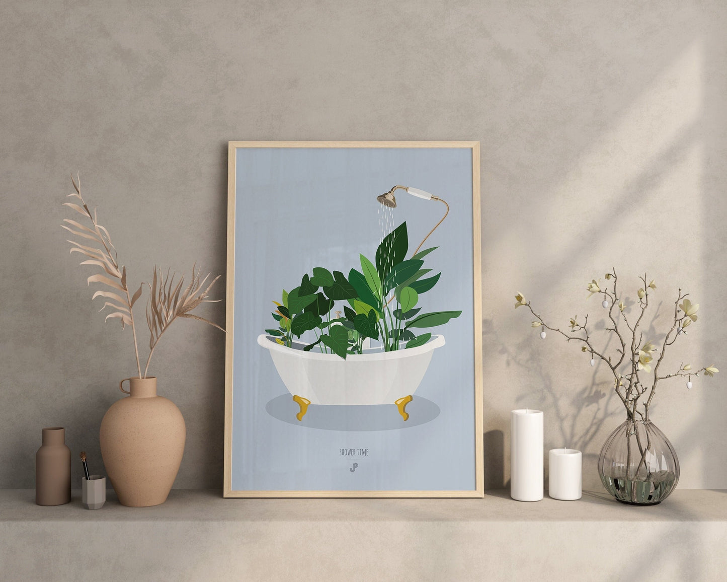 Affiche Shower time Jungle Paper