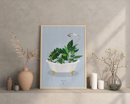 Affiche Shower time Jungle Paper