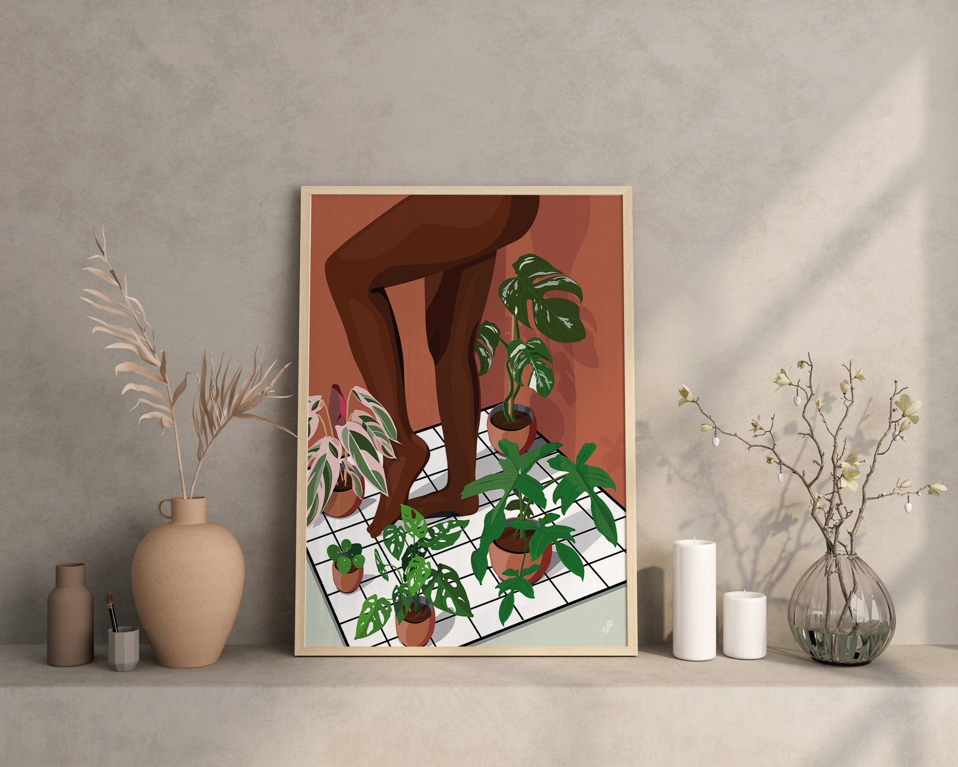 Affiche Plants shower Jungle Paper
